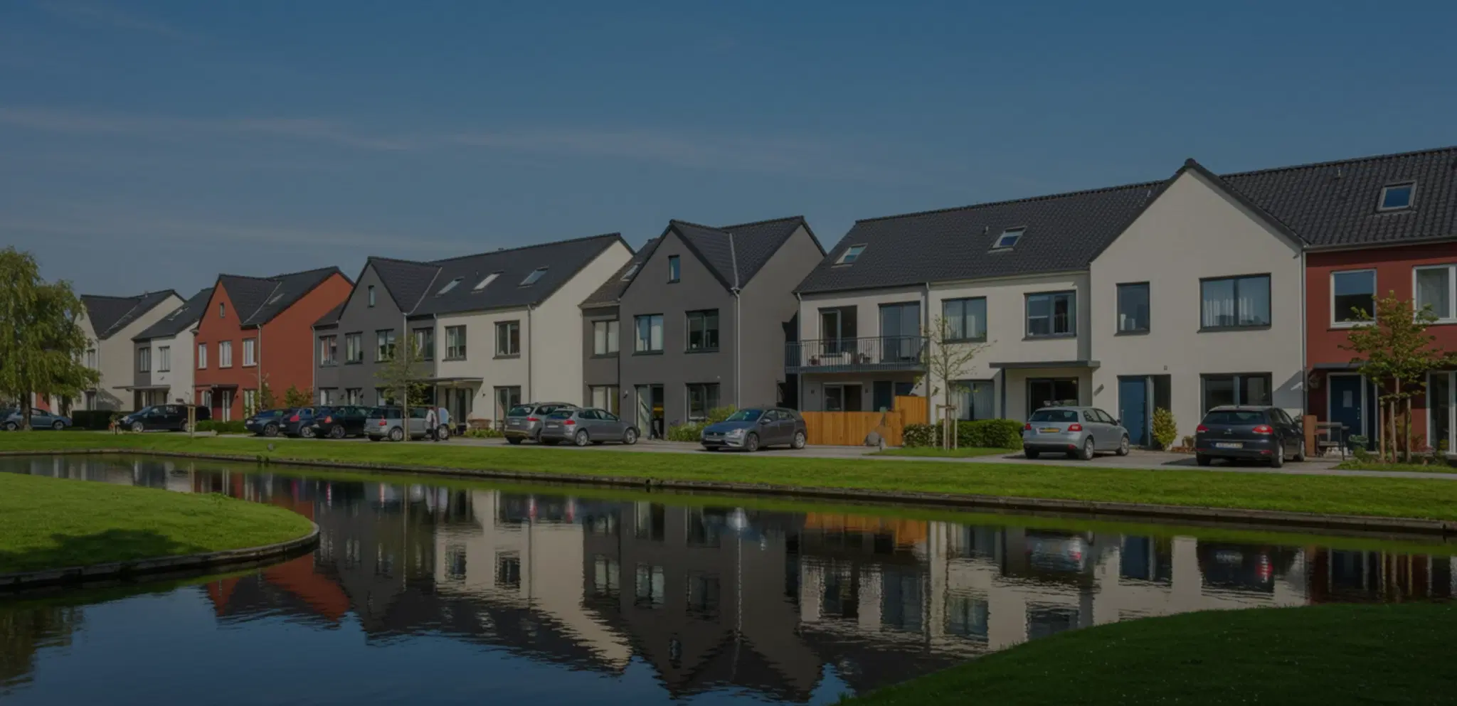 Houses in a neighborhood